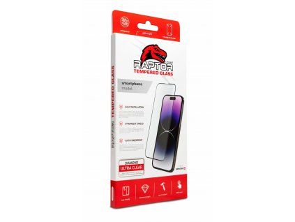 SWISSTEN RAPTOR Diamond ultra clear 3D temperované sklo pro Apple iPhone 12/12 Pro černé