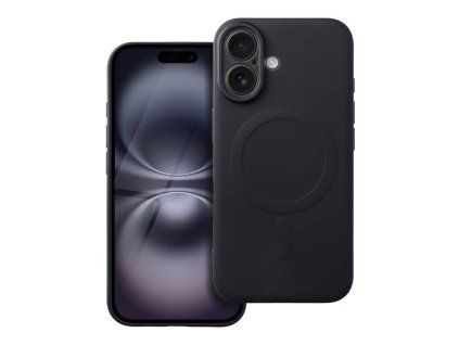 Silikonový kryt s MagSafe pro iPhone 16 černý