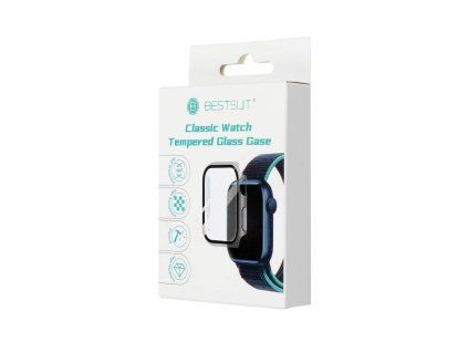 Bestsuit kryt s hybridním sklem pro Apple Watch 10 46mm průhledný