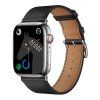 Forcell Kožený řemínek pro Apple Watch 42/44/45/49 mm černý