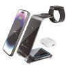 Forcell Bezdrátová nabíječka Simply Charge 3v1 15W černá